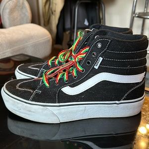 Vans retro black high tops